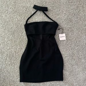 Superdown black mini dress
